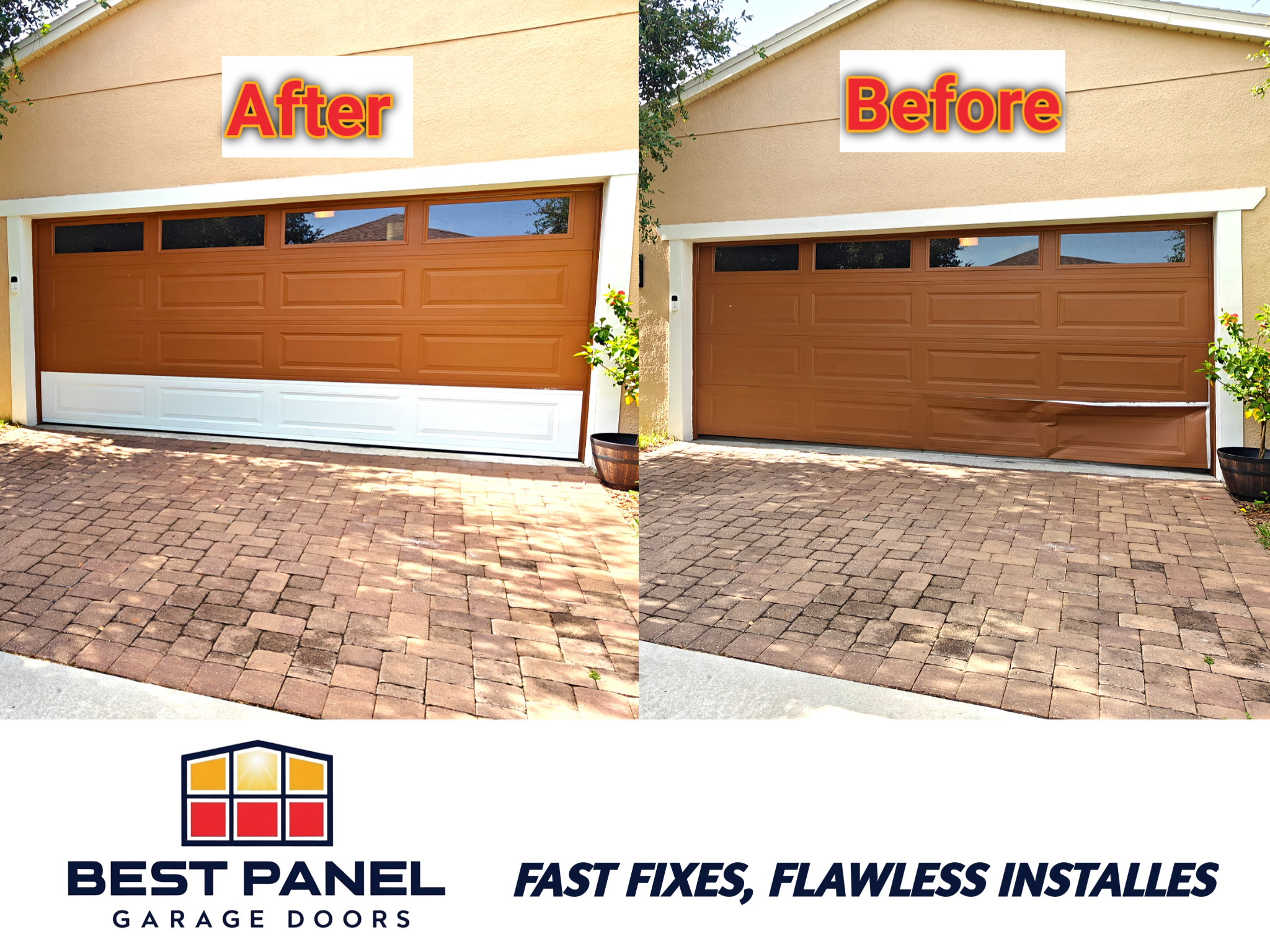 Garage Door Panel Swap, Replacement, and Repair Winter Garden