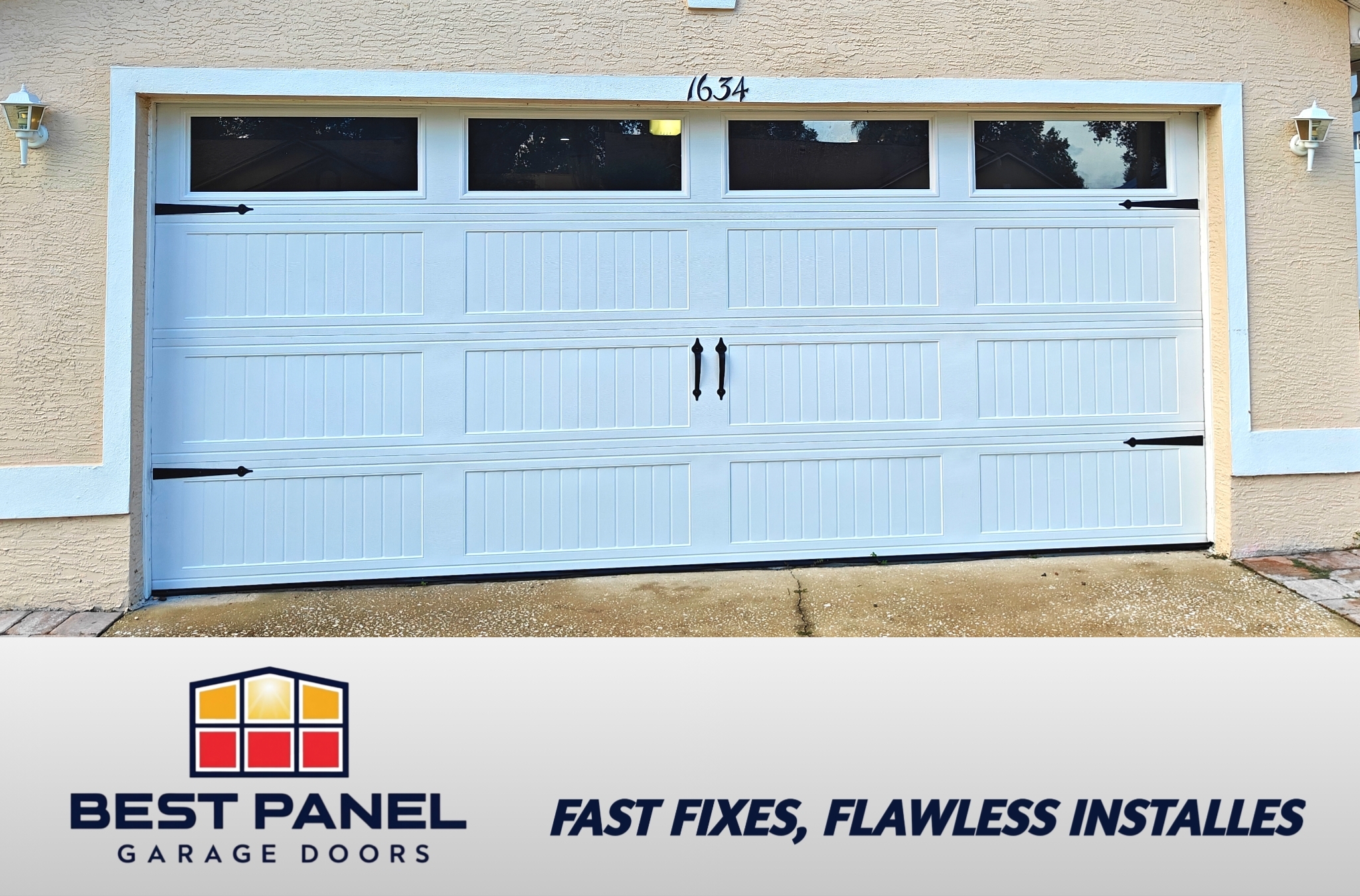 Garage Door Installation With Windows in Horizon West